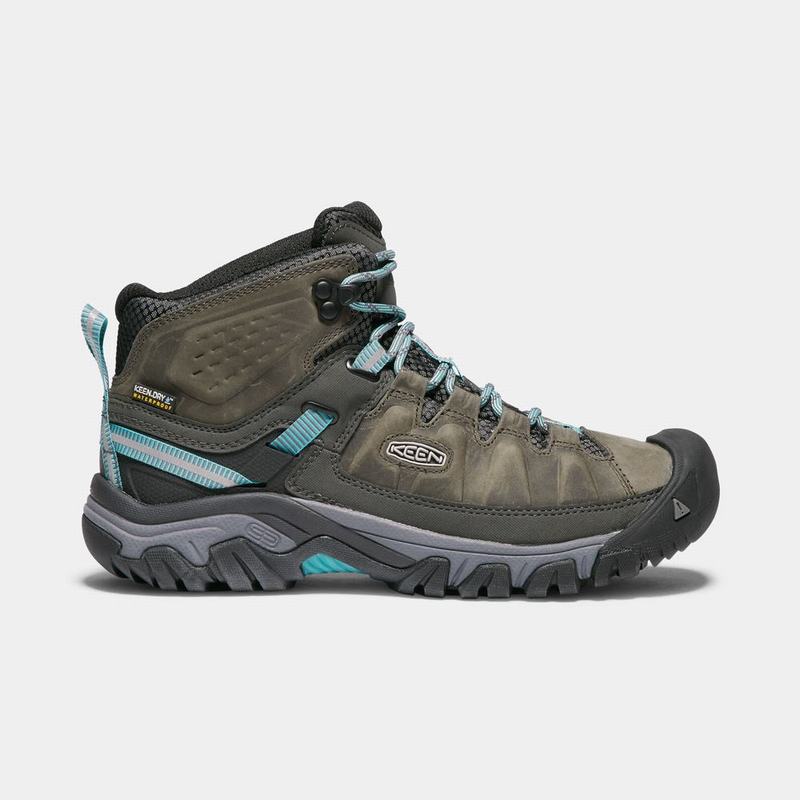 Buy Keen Targhee III Waterproof Mid Womens Hiking Boots Olive/Blue (1560-YDJMH)